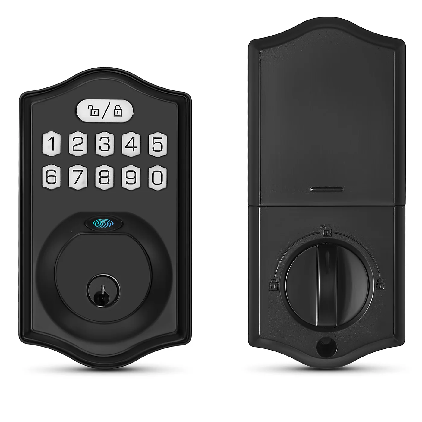Smart Keyless Deadbolt Lock – Electronic Fingerprint Door Lock with Keypad for Home Entry and Security