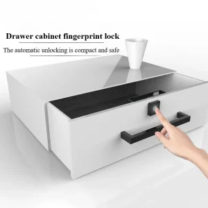 Semiconductor Fingerprint Drawer Lock – Smart Biometric Cabinet Security Lock for Home and Office Furniture