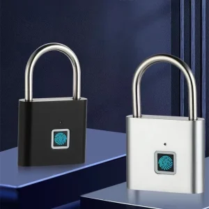 Portable Fingerprint Smart Padlock – Rechargeable Keyless Entry Lock for Home, Bags, and Luggage Protection