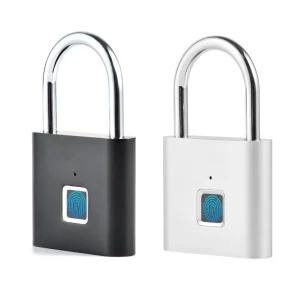Waterproof Fingerprint Padlock – Keyless Smart Door Lock for Home, Office, or Storage Security Use